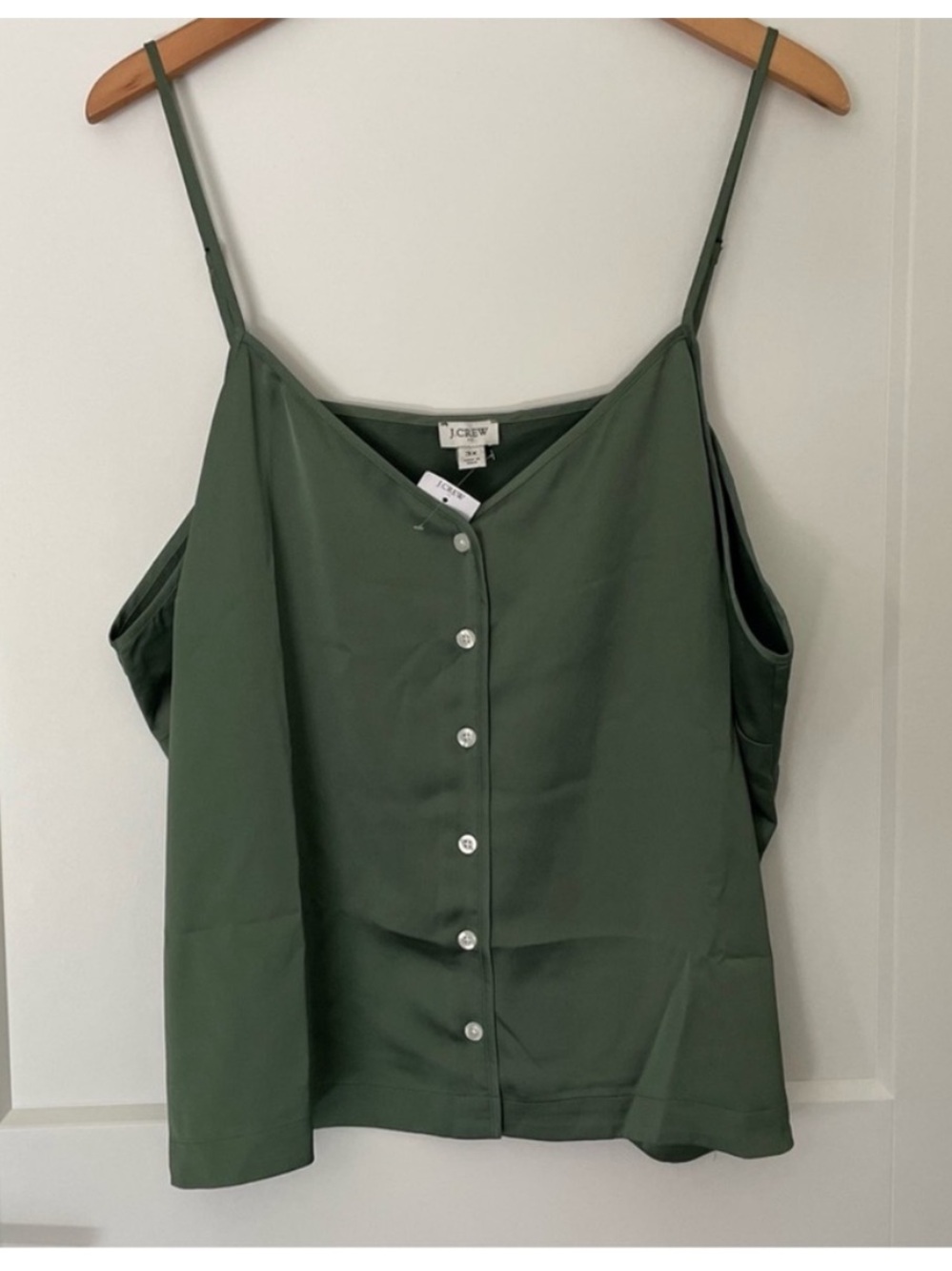 J.Crew Silky Button Up Cami